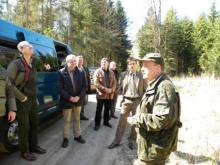 Wizyta leśników z Łotwy