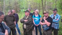 Leśnicy z Regionalnej Dyrekcji Lasów Państwowych w Pile odwiedzili Puszczę Białowieską